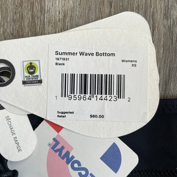 NWT Prana Summer Wave Bottom in Black - Size: XS - Picture 5 of 10